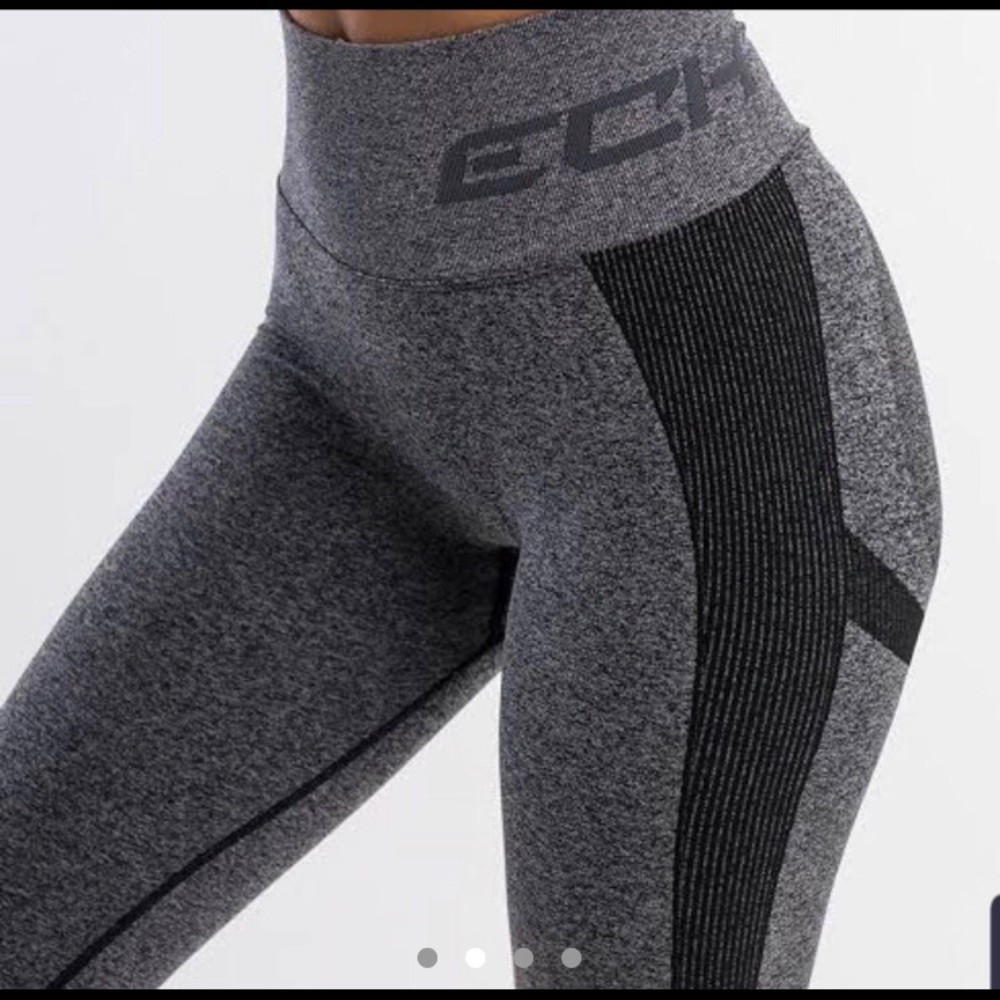 ISO Echt Arise V2 Scrunch Charcoal Leggings L - Picture 3 of 3